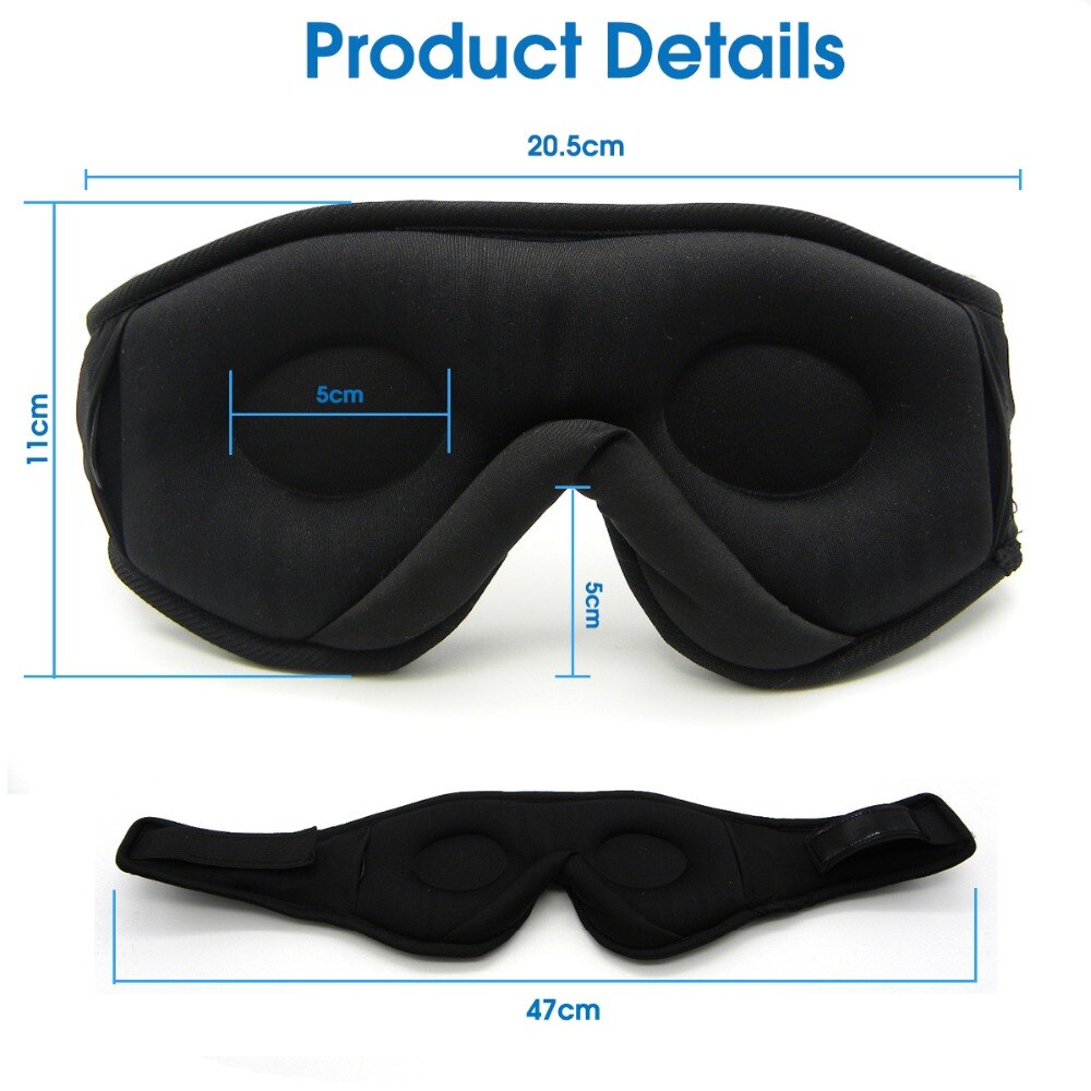 2022 Bluetooth Audio Sleep Mask With Powerful Hypnosis Sleep Audio