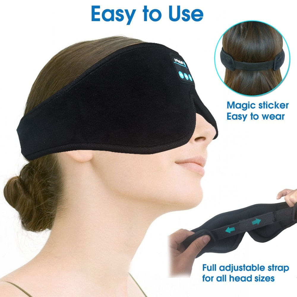 2022 Bluetooth Audio Sleep Mask With Powerful Hypnosis Sleep Audio